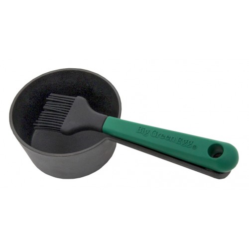 127822 Чугунный вок и щетка для смазывания Big Green Egg 