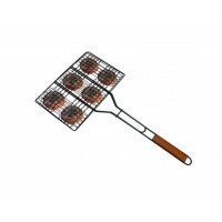 24938 Решетка для жарки гамбургеров Grill Pro, 34 х 23 х 2,5 см