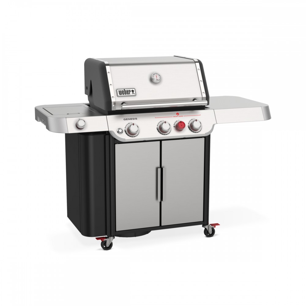 Газовий гриль Weber Genesis S-335, нержавіюча сталь