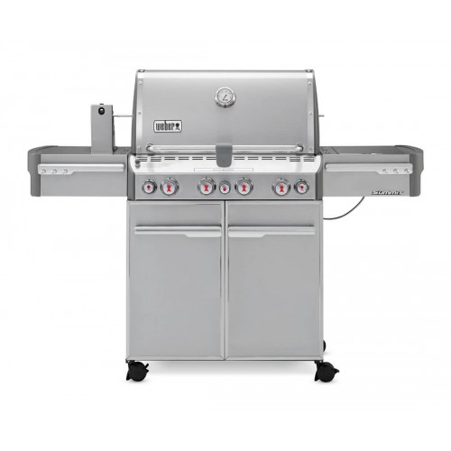 Газовый гриль Weber Summit S-470 GBS, нержавеющая сталь