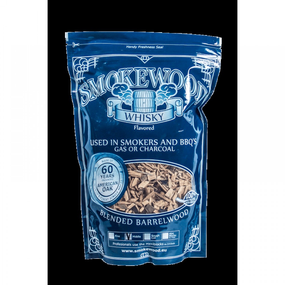 7613 Тріска для копчення Smokewood "Віскі", середня, 0,85 кг