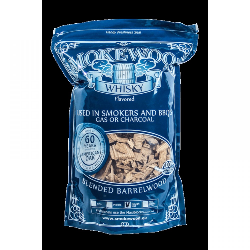 7620 Щепа для копчения Smokewood "Виски", крупная, 0,85 кг