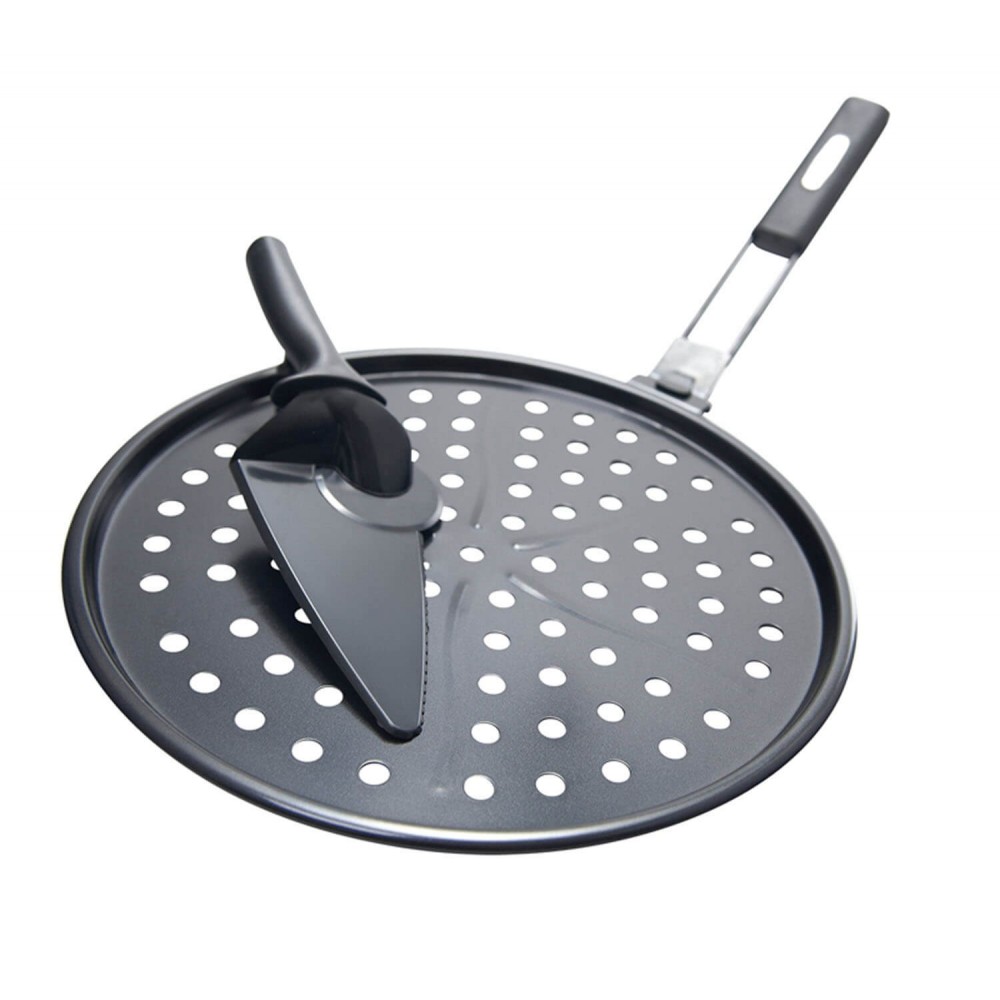 98140 Противень для пиццы антипригарный с ножом Grill Pro, 30 см