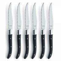 F2520AAMB20K35 Набор ножей для стейка Amefa ROYAL STEAK, черные ручки, 6 шт