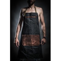 WS047 Фартук джинсовий